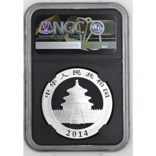 2014 - 1oz Panda Silver Coin - China 10Yn - NGC MS69 (S14-B15)